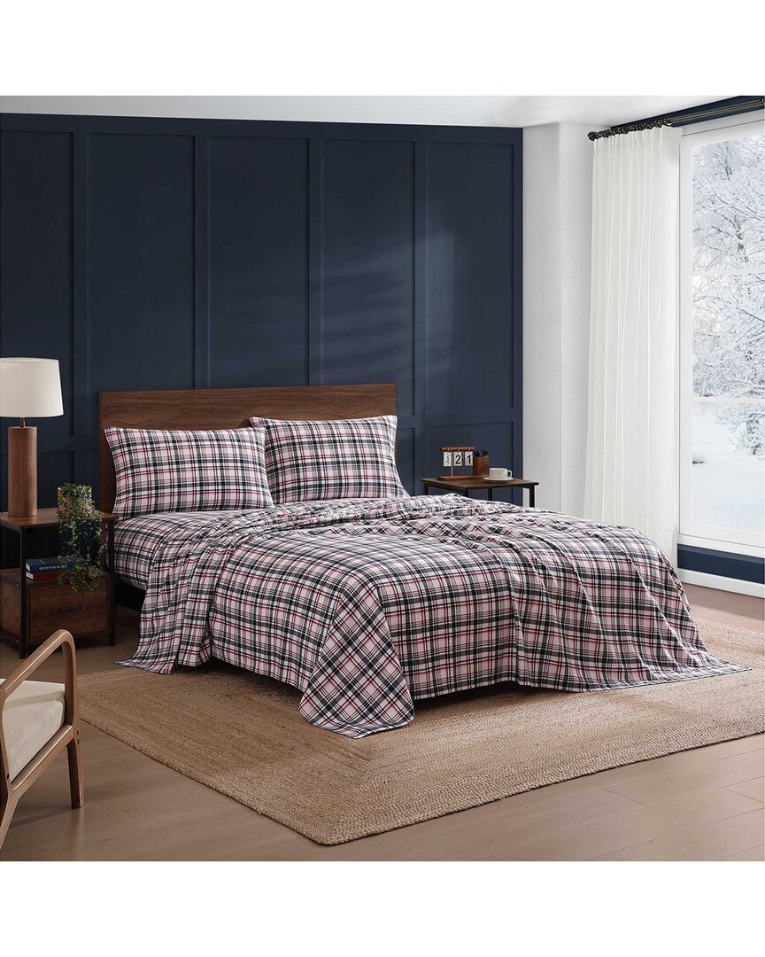 Tommy Hilfiger Glenbrook Plaid Cotton Flannel Sheet Set In Multi