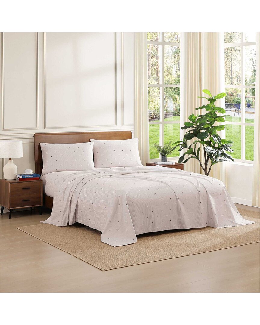 Tommy Hilfiger Ithaca Flag Stripe Cotton Percale Sheet Set In Neutral