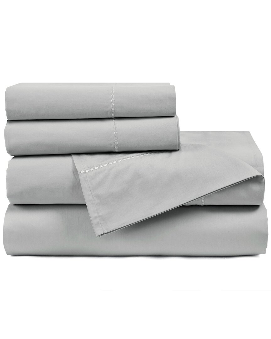 Lush Decor Fashion Aria Dots Cotton Sheet Set In Gray