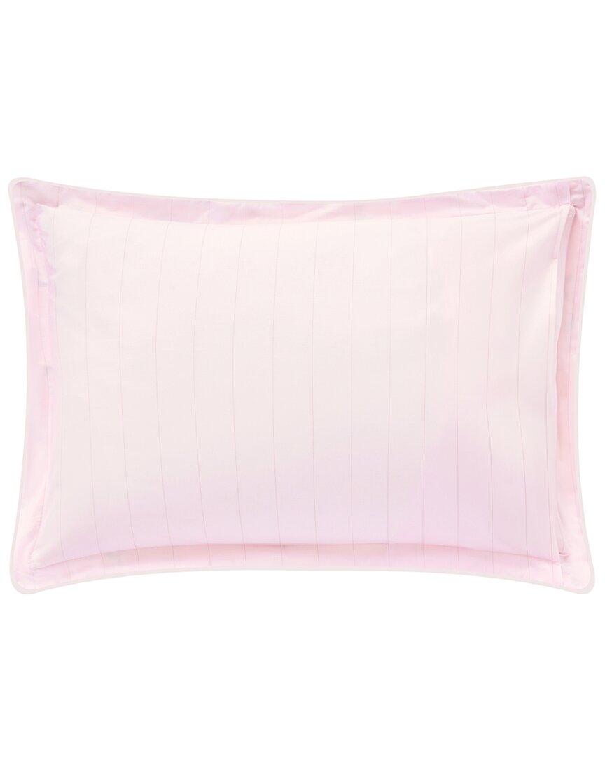 Anne De Solene Anne De Solène Nature Organic Percale Reversible Sham In Pink