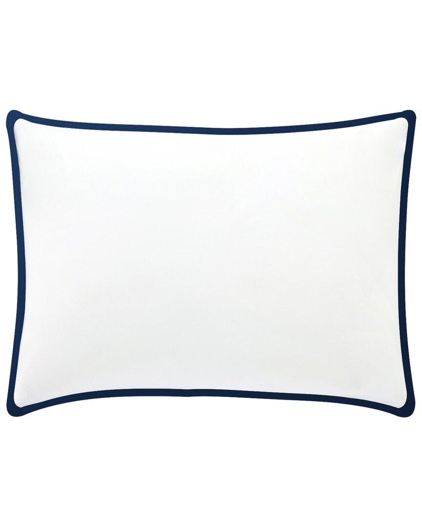 Anne De Solene Anne De Solène Fontainebleau Percale Boudoir Sham In White