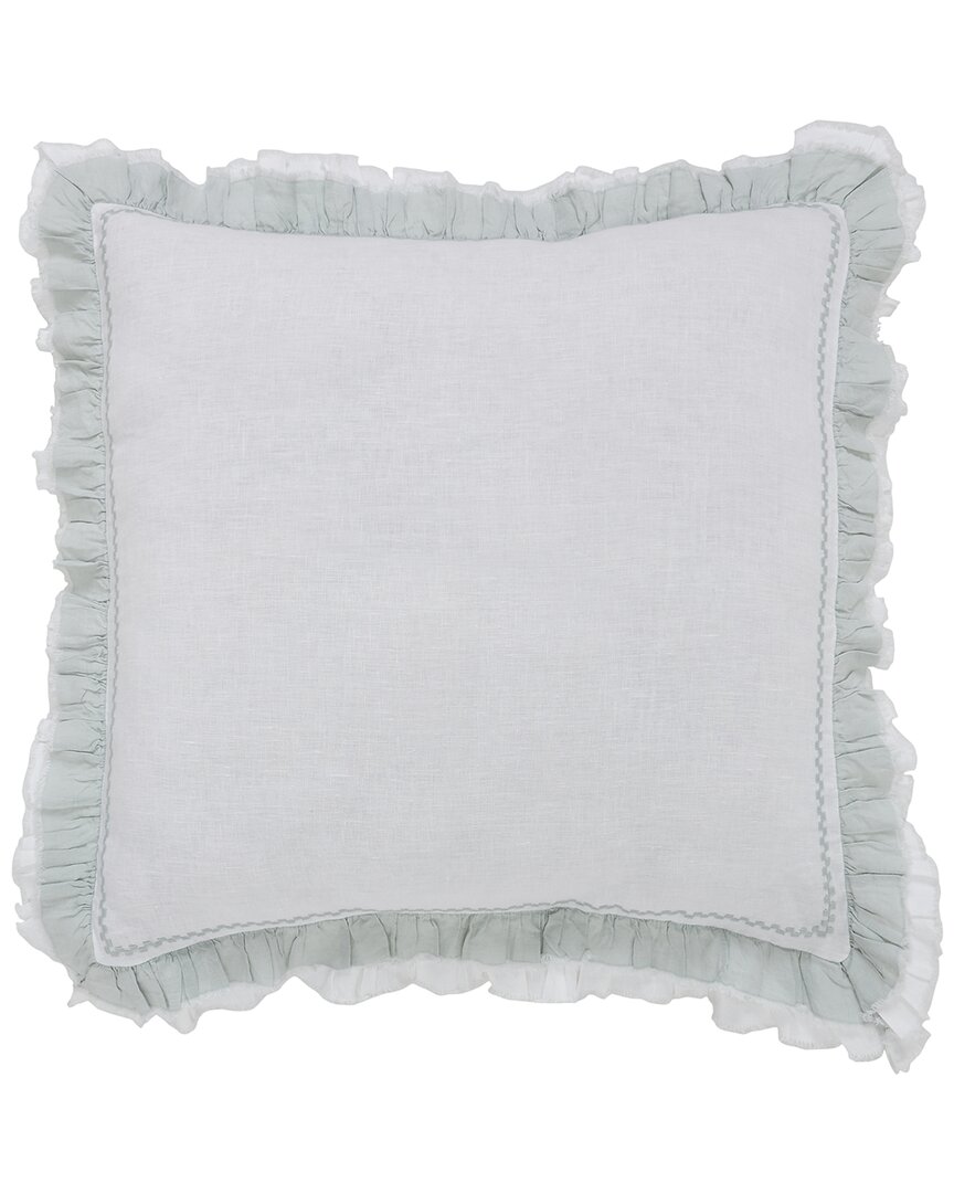 Orchids Lux Home Solana Ruffle  Duvet Cover Sham Set