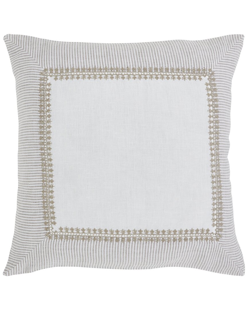 Orchids Lux Home Westport European Linen Duvet Cover Euro Sham