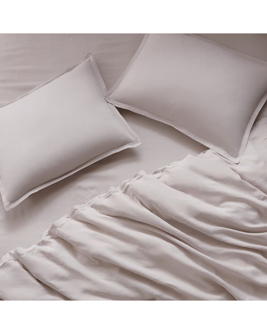 Jonathan Adler Linen Full Sheet Set In Neutral