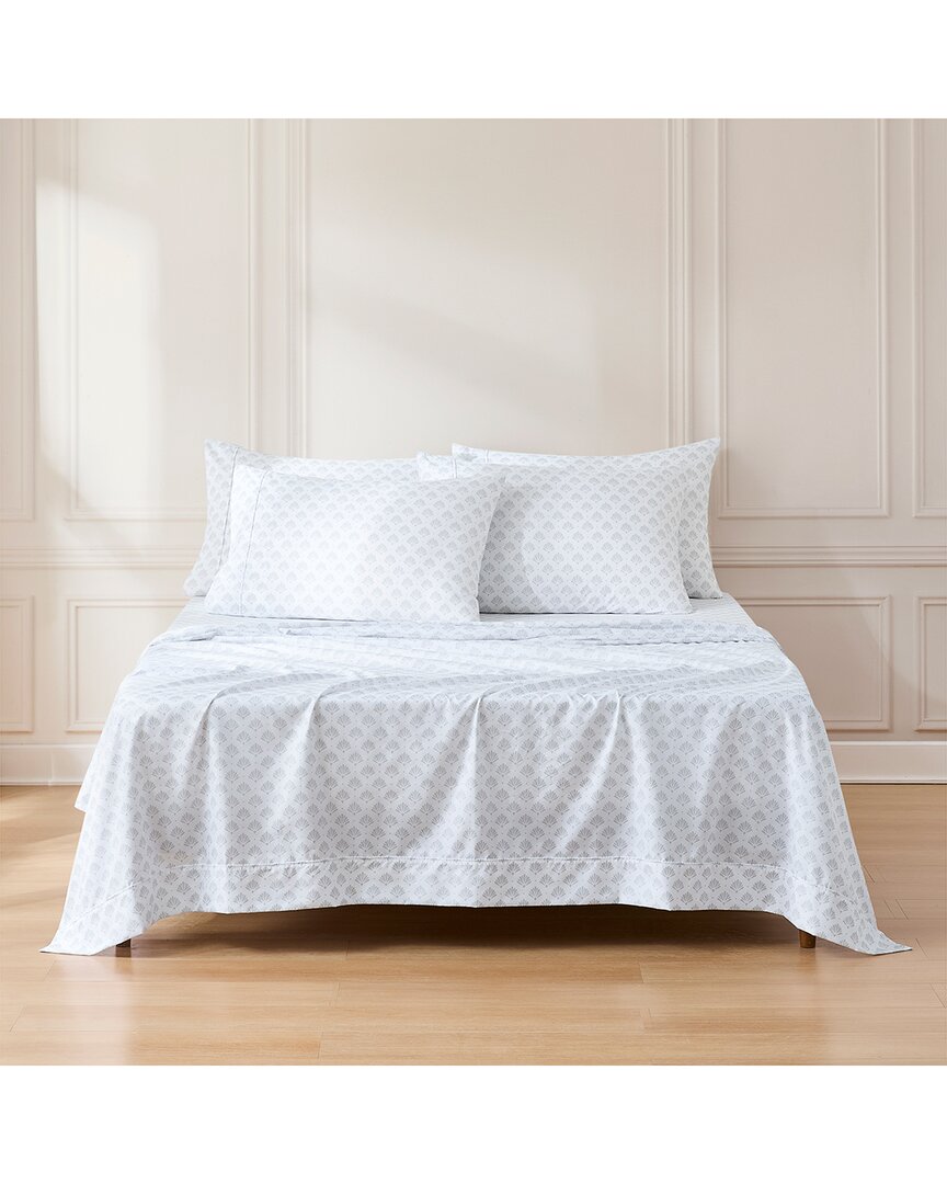 Lush Decor Lush Décor Scallop Fan Sheet Set In White