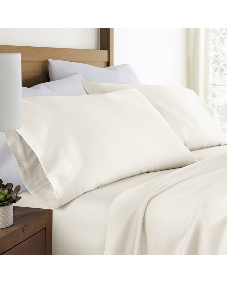 Home Collection Set Of 2 Premium Bamboo Pillowcases In Neutral