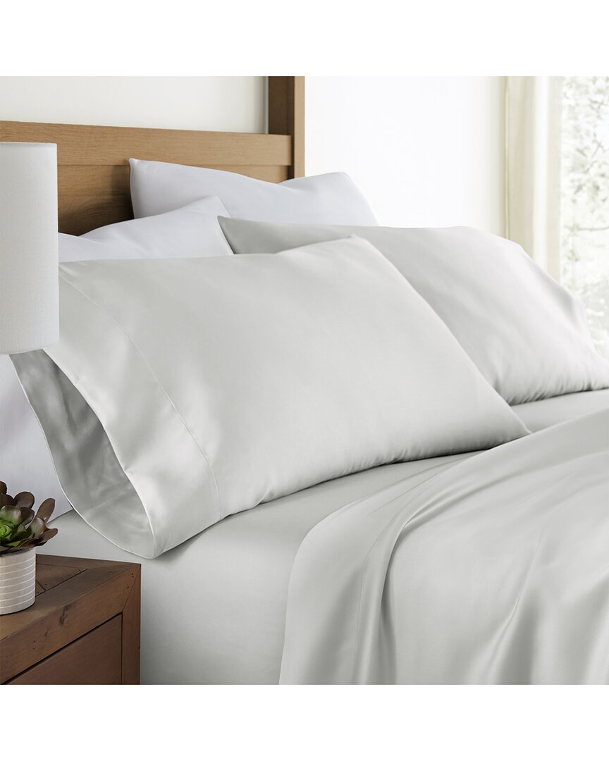 Home Collection Set Of 2 Premium Bamboo Pillowcases In Neutral