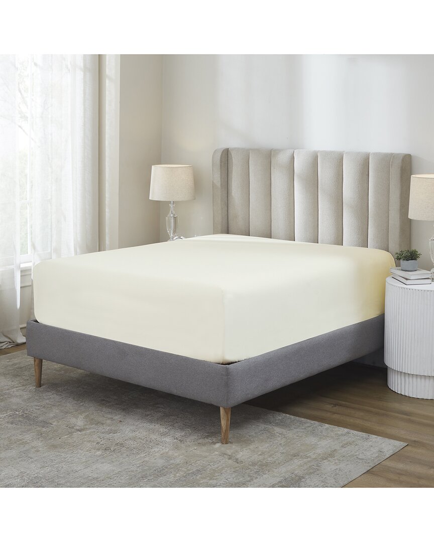 Superior 500 Thread Count Apus 100% Cotton Extra Deep Pocket Fitted Sheet In Neutral