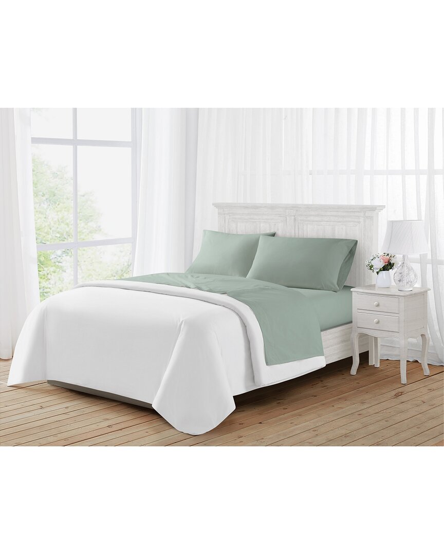 Farmhouse The  By Rachel Ashwell Washed Cotton Sheet Set In Green