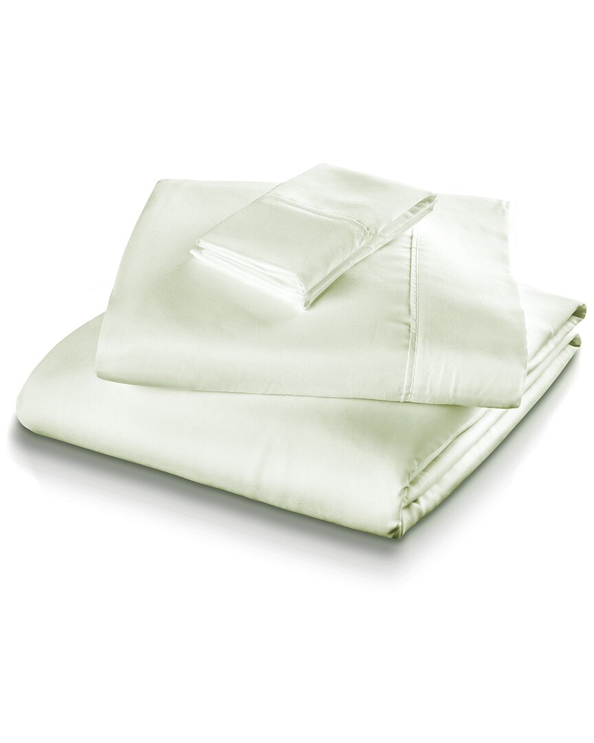 Purecare Microfiber Sheet Set Ivory Ivory In Green