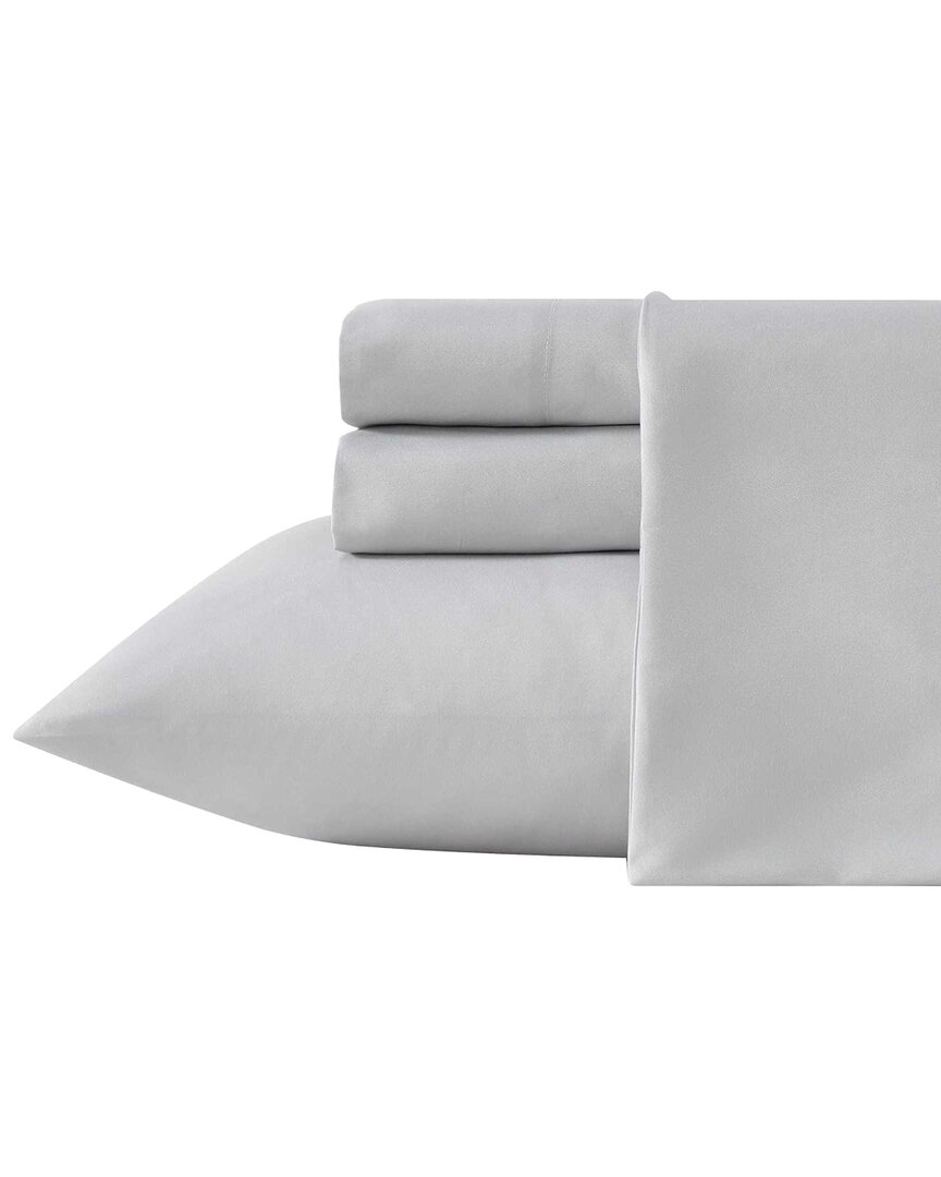 Eddie Bauer Highland Chill Solid Temperature Regulating Sheet Set In Gray