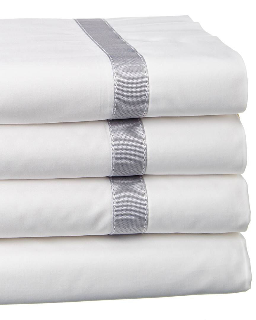 Maurizio Italy Notting Hill Sheet Set In White