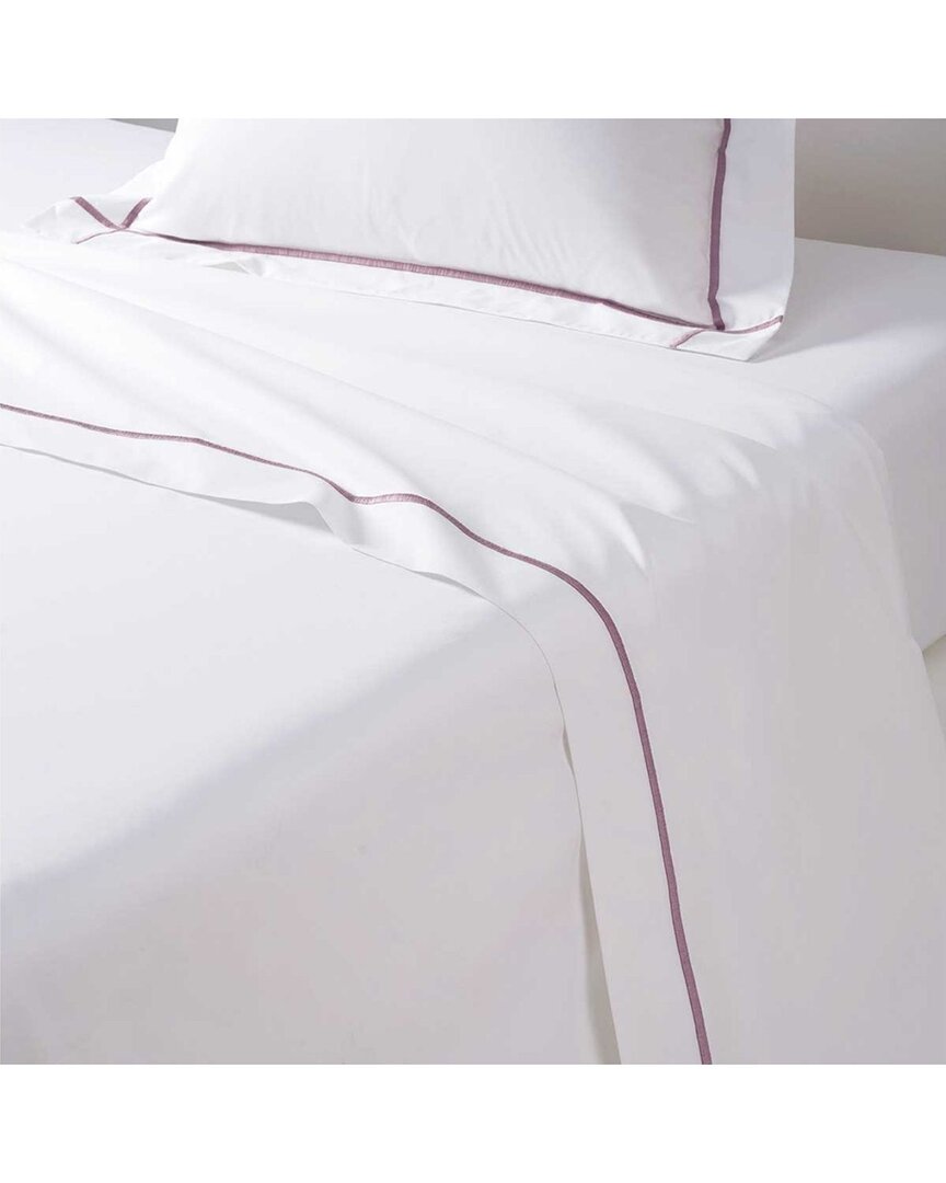 Yves Delorme Athena Lila Flat Sheet