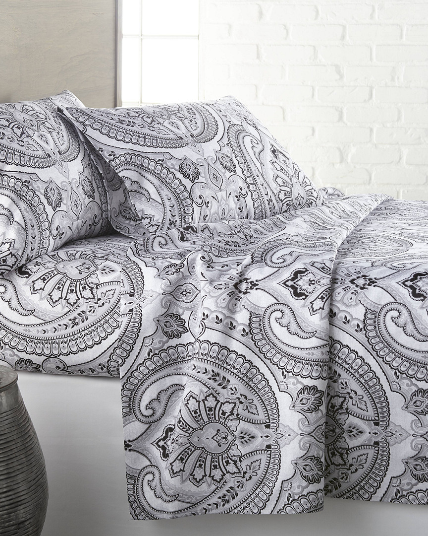 South Shore Linens Southshore Linens Pure Melody Classic Paisley Printed Easy Care Sheet Set