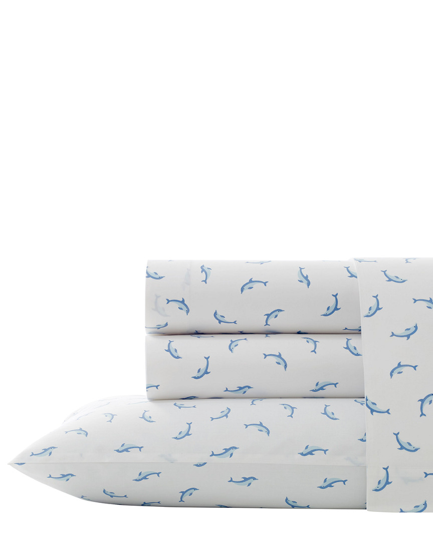 Poppy Fritz Dolphins Blue Sheet Set