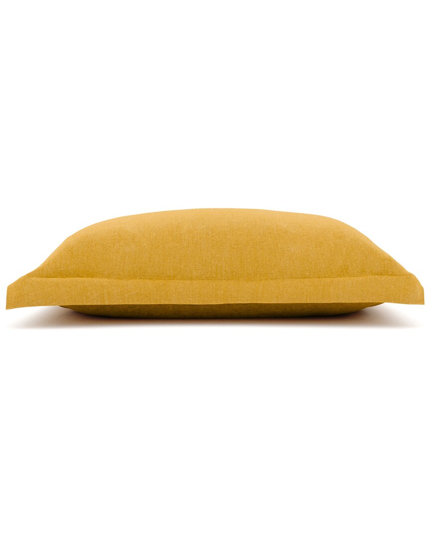 Rebecca Minkoff Soft Linen-blend European Pillow Sham