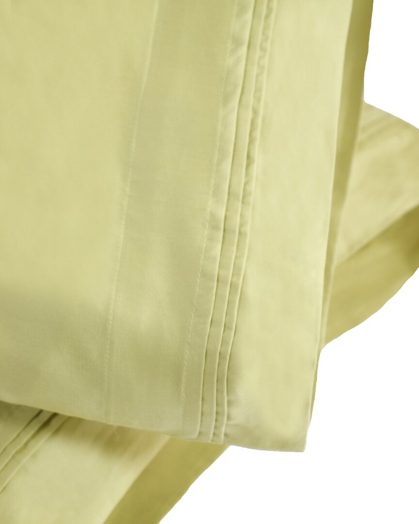 Superior 650 Thread Count Solid 2pc Pillowcase Set In Green