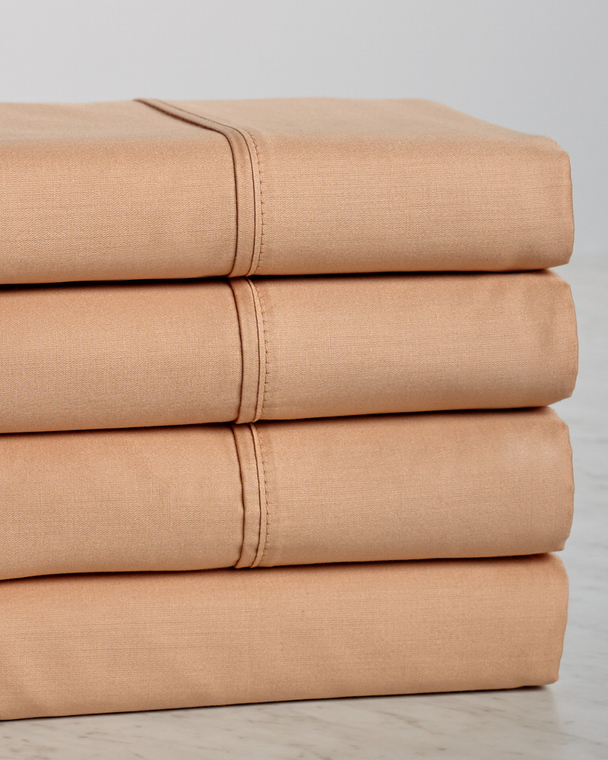 SUPERIOR SUPERIOR 300 THREAD COUNT EGYPTIAN COTTON SOLID DEEP POCKET SHEET SET