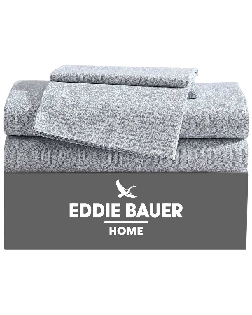 Eddie Bauer 200 Thread Count Little Blossom Cotton Percale Sheet Set