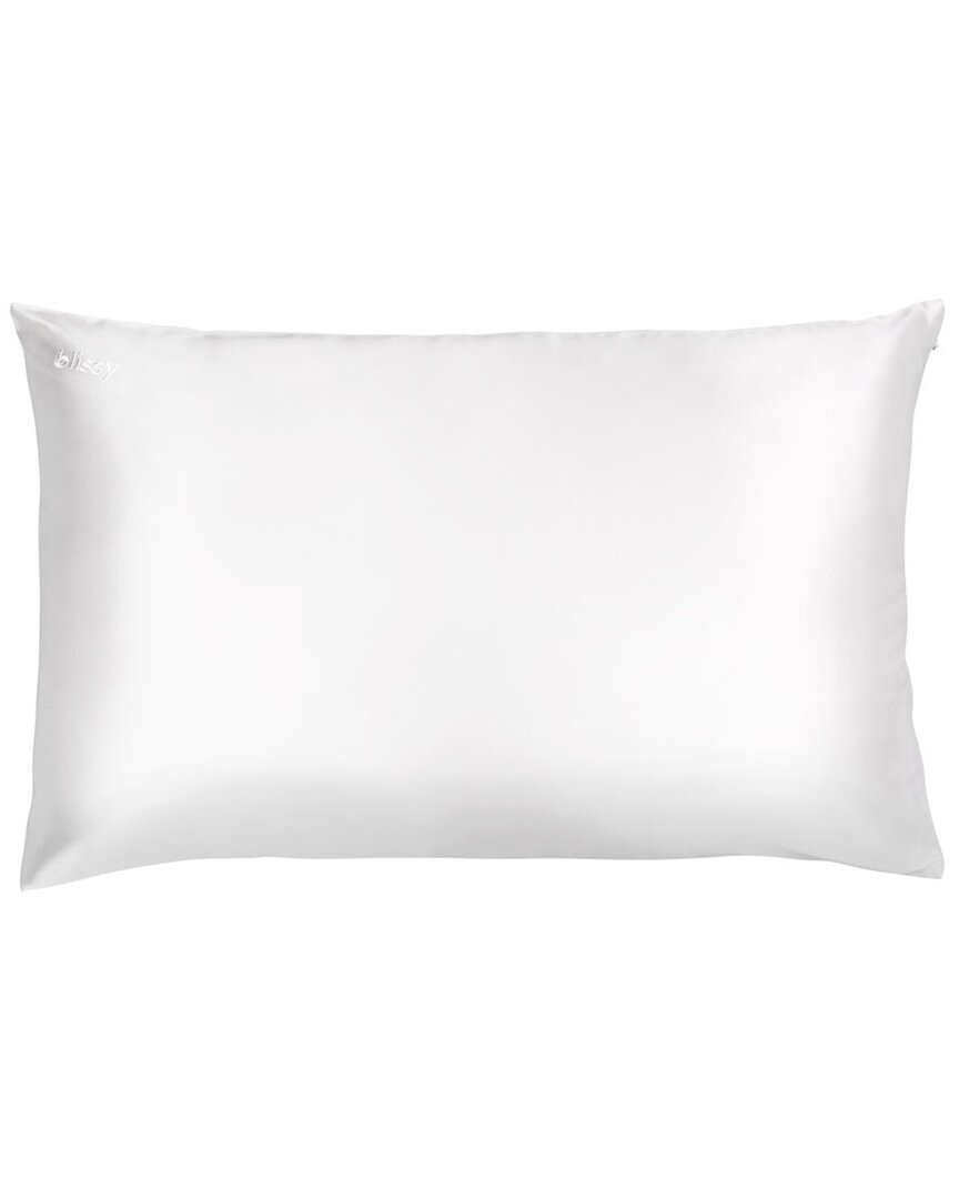 Blissy 100% Mulberry Silk Pillowcase In White