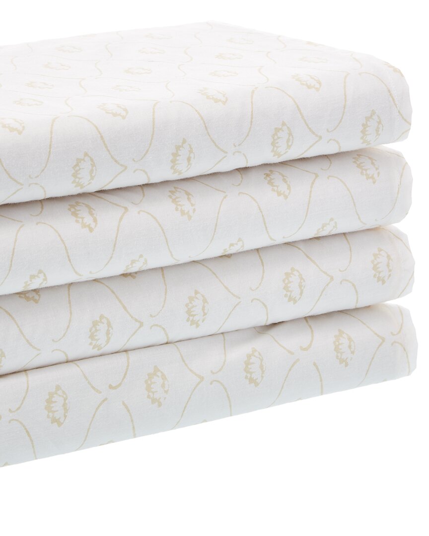 Kerry Cassill Sheet Set In White