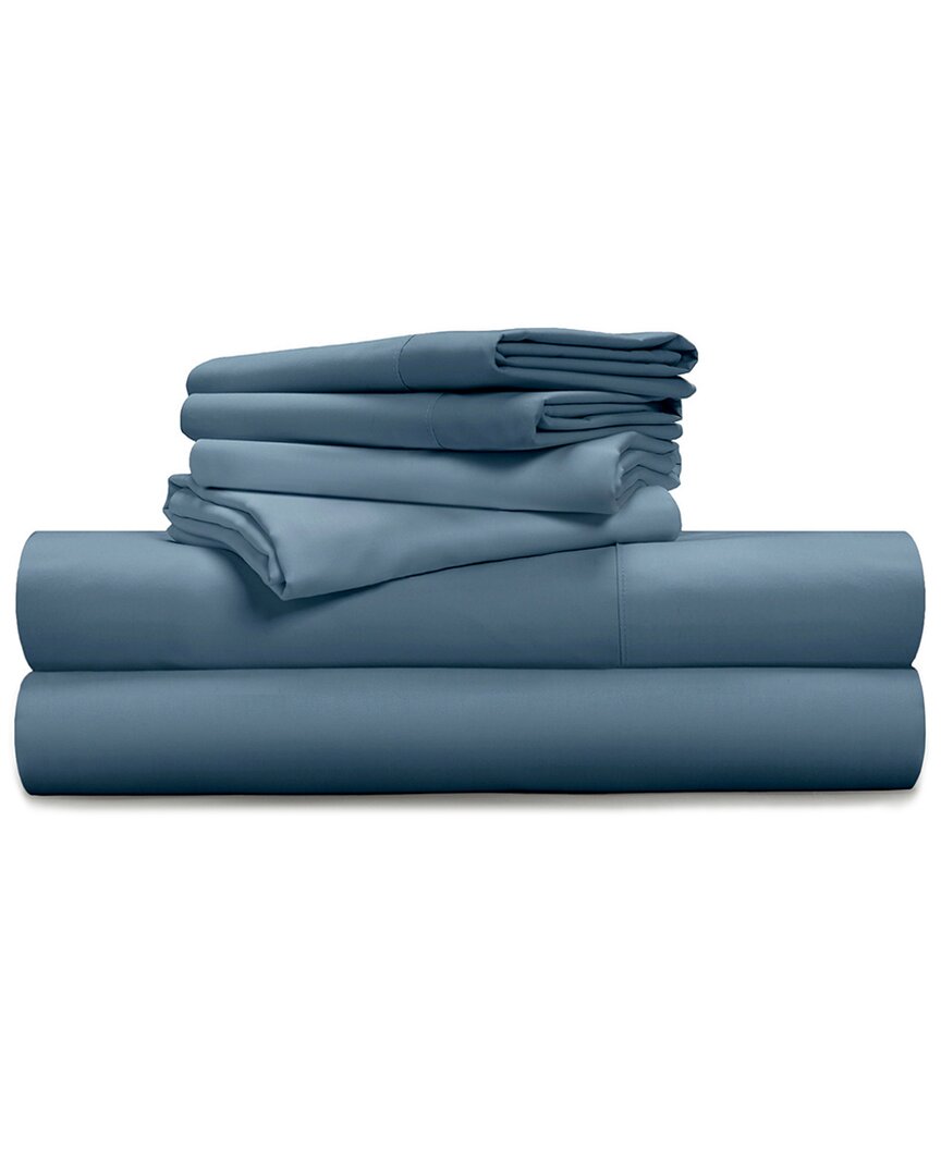 Pillow Guy Luxe Tencel Sheet Set In Blue