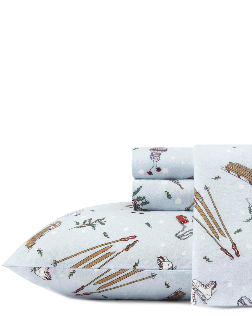 Eddie Bauer Snow Days Flannel Sheet Set