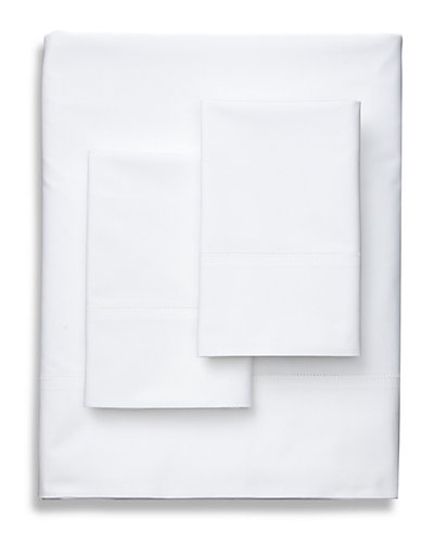 Frette Lux Percale White Sheet Set - Queen