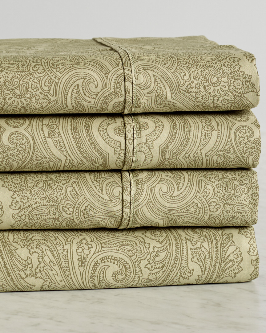 Superior 600 Thread Count Cotton Rich Paisley Sheet Set