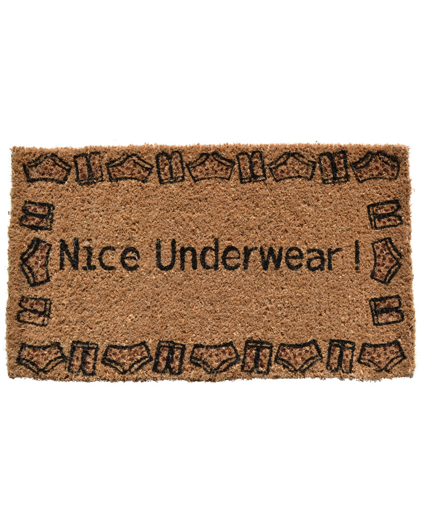 Imports Decor Nice Underwear Doormat In Multi