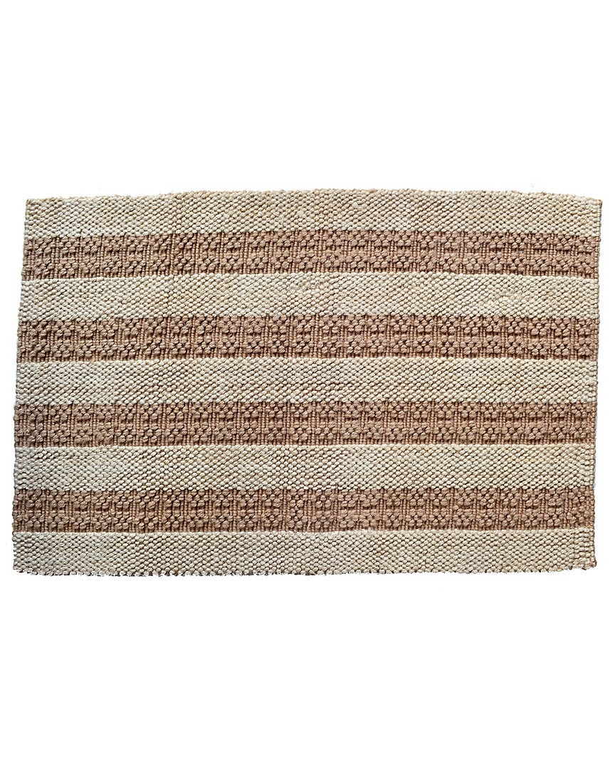 Imports Decor Natural Stripes Hand-woven Doormat