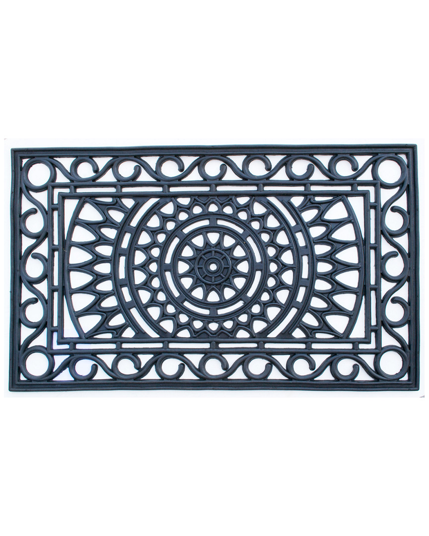 Imports Decor Sunrise Doormat In Black
