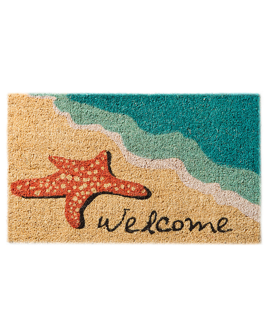Entryways Starfish Hand-made Doormat In Multi