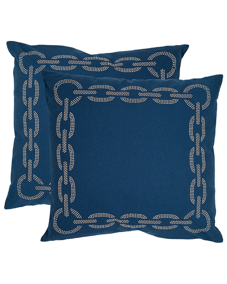 Safavieh Sibine Pillow In Blue
