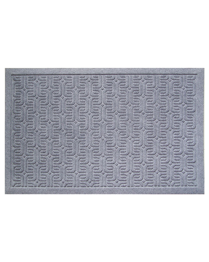Entryways Geometric Doormat In Gray