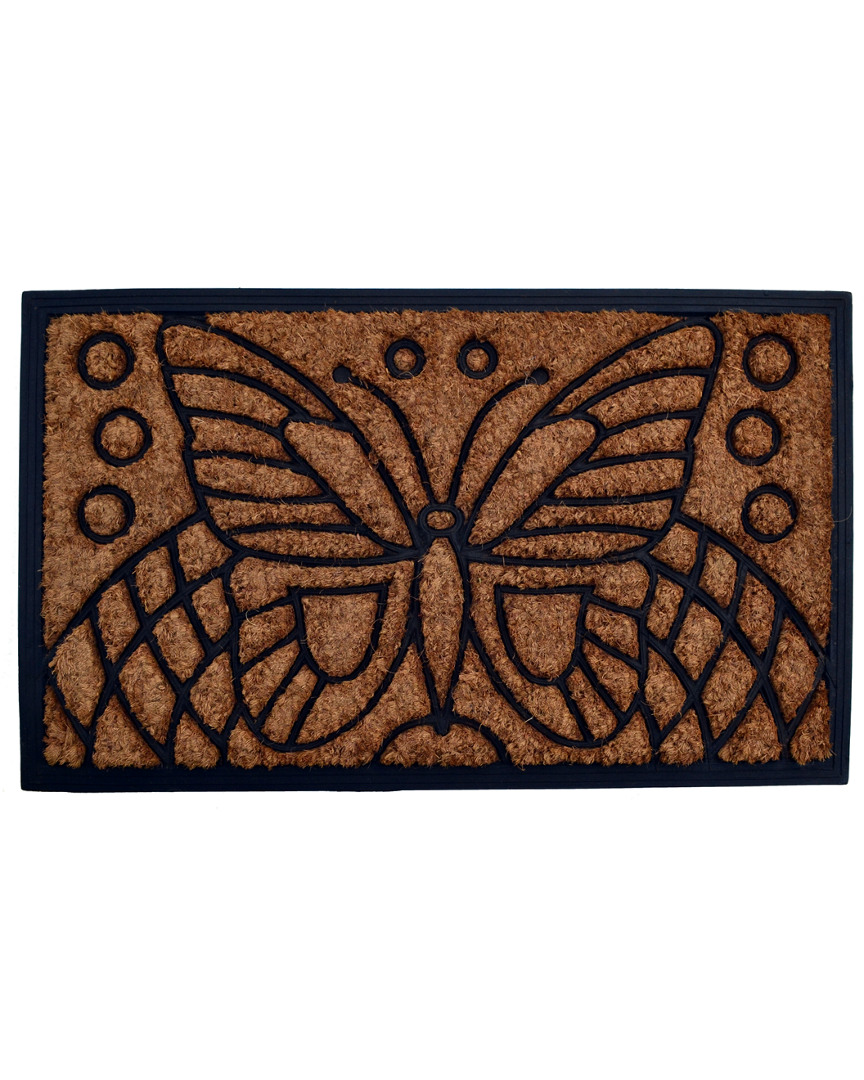 Imports Decor Butterfly Doormat