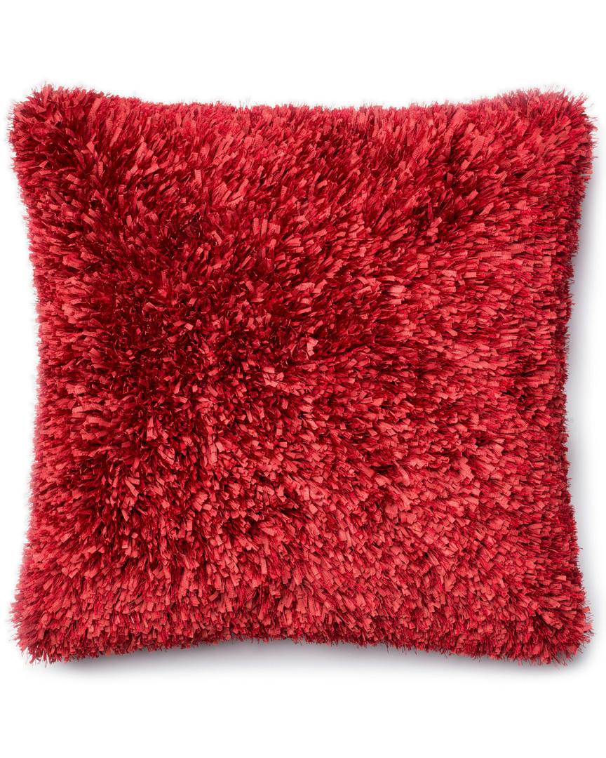 Loloi Decorative Pillow In Red