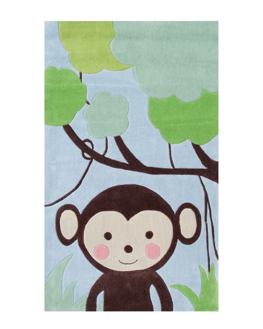 R16 Kids Hand-hooked Rug In Beige