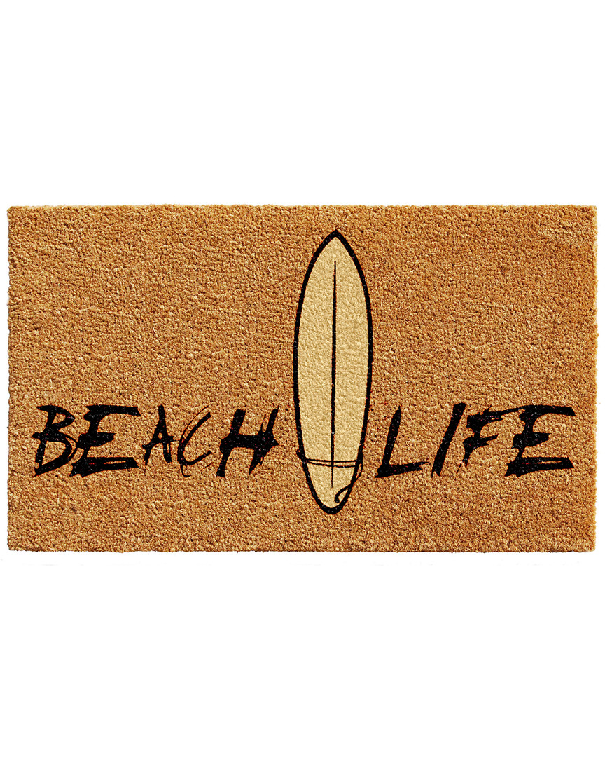 Home & More Beach Life Doormat In Brown