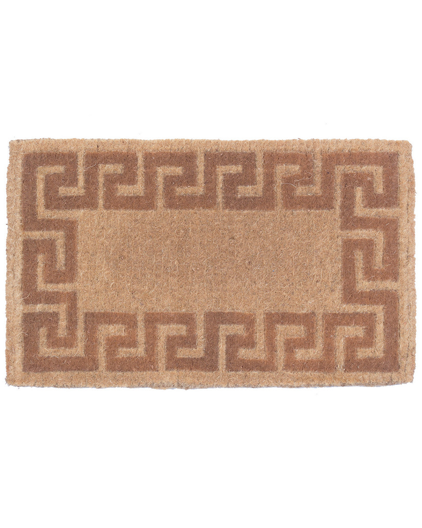 Coco Mats N More Greek Key Inlaid Mat