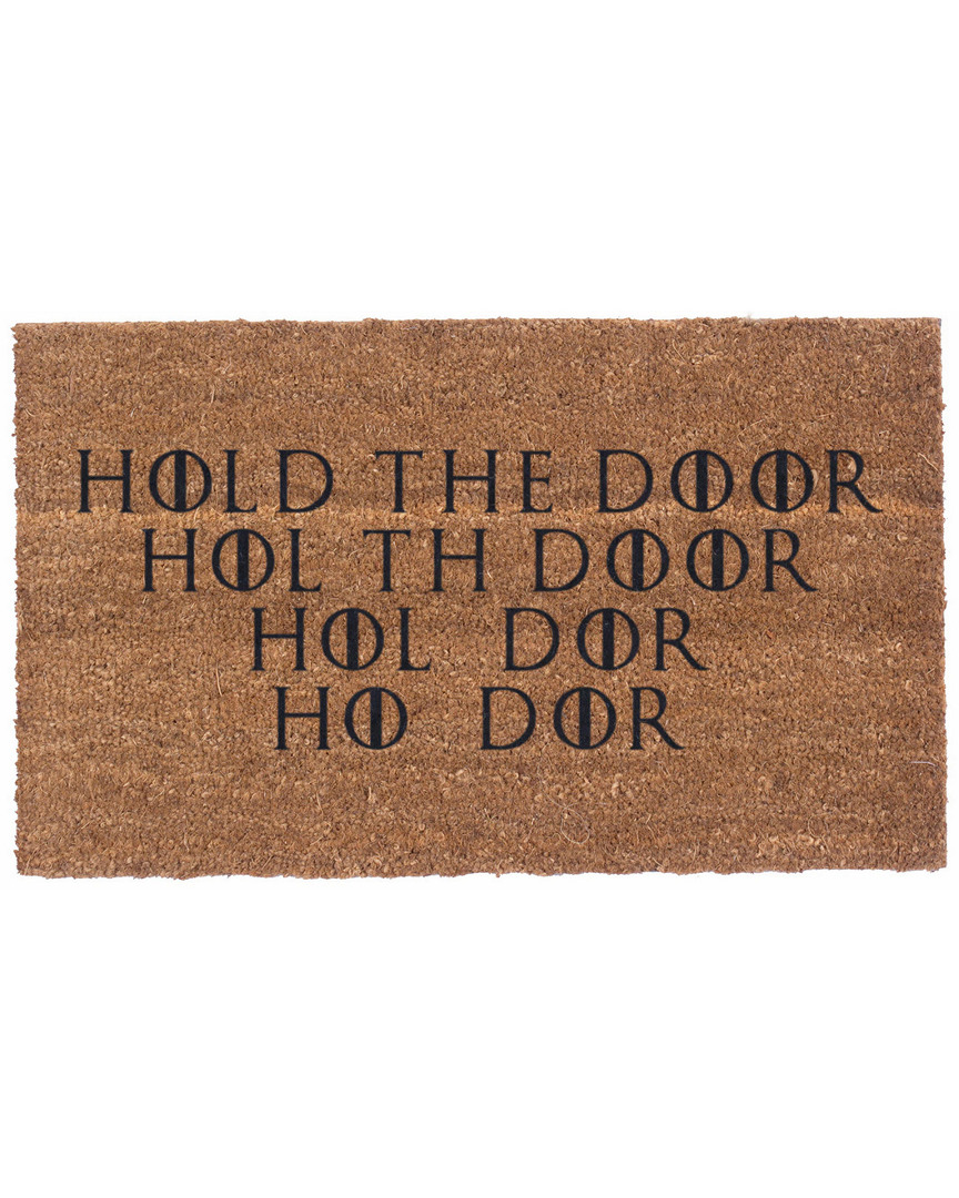 Coco Mats N More Hold The Door Doormat