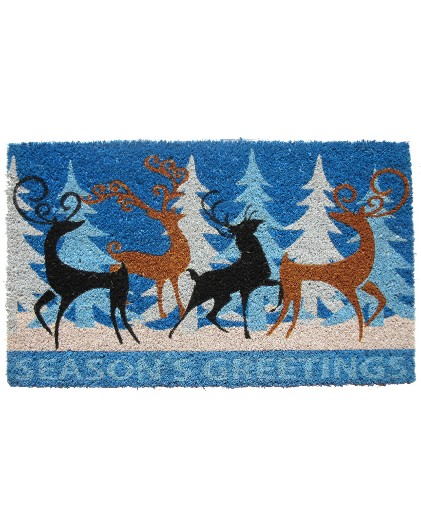 Imports Decor Deer Family Doormat