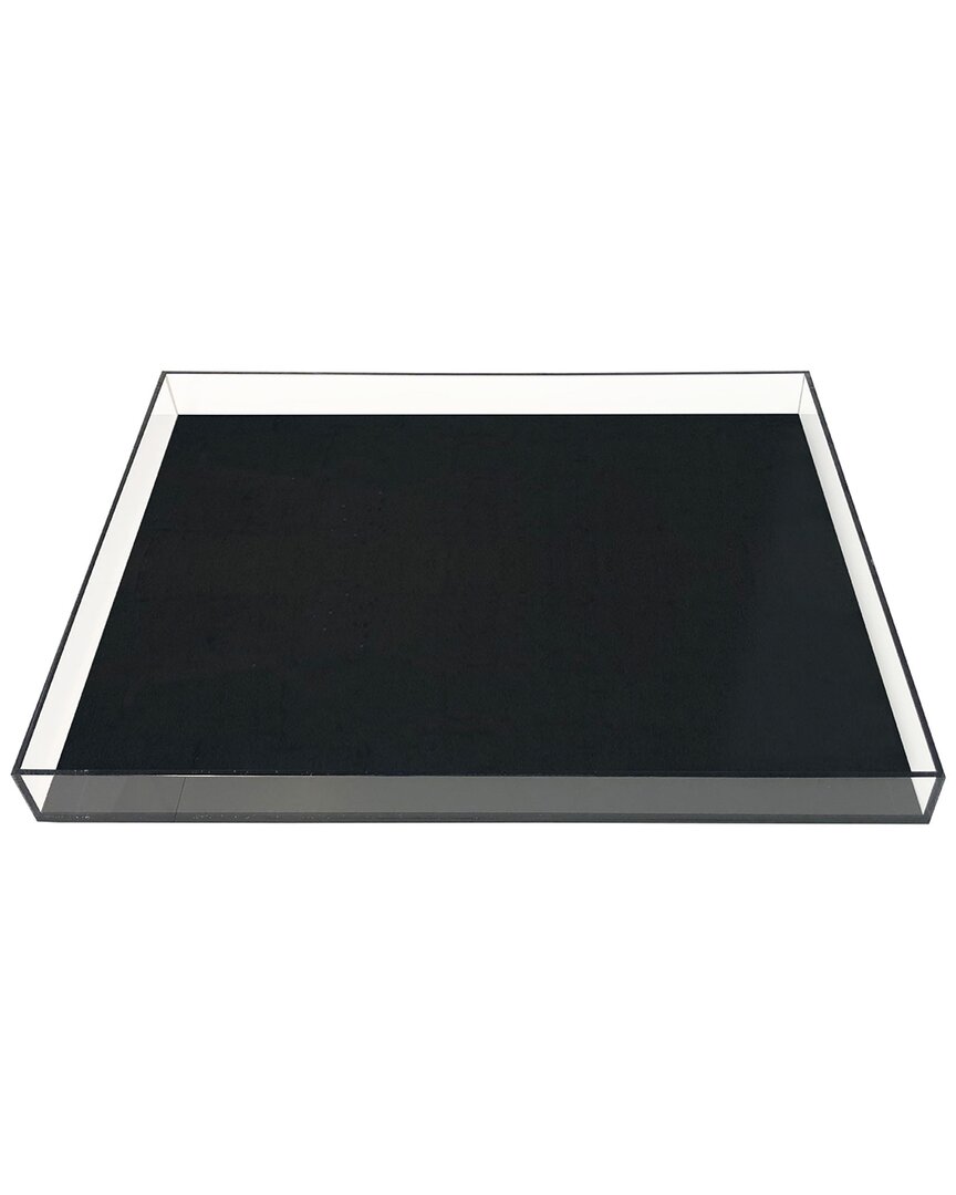 R16 Black Large Tray