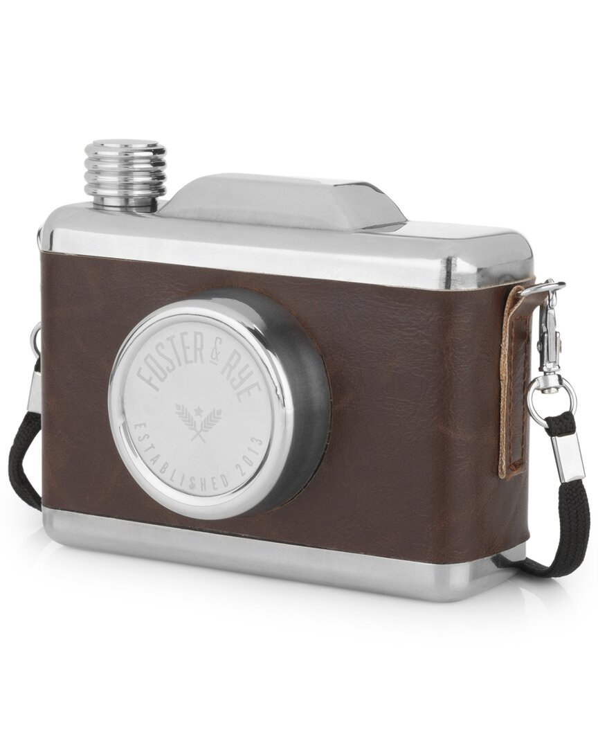 Shop Foster & Rye Stainless Steel Snapshot Flask