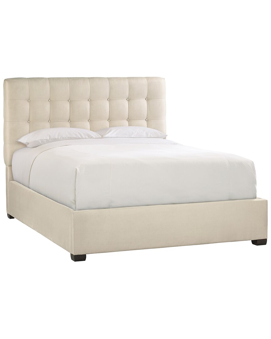 Bernhardt Interiors Avery Upholstered King Bed In White