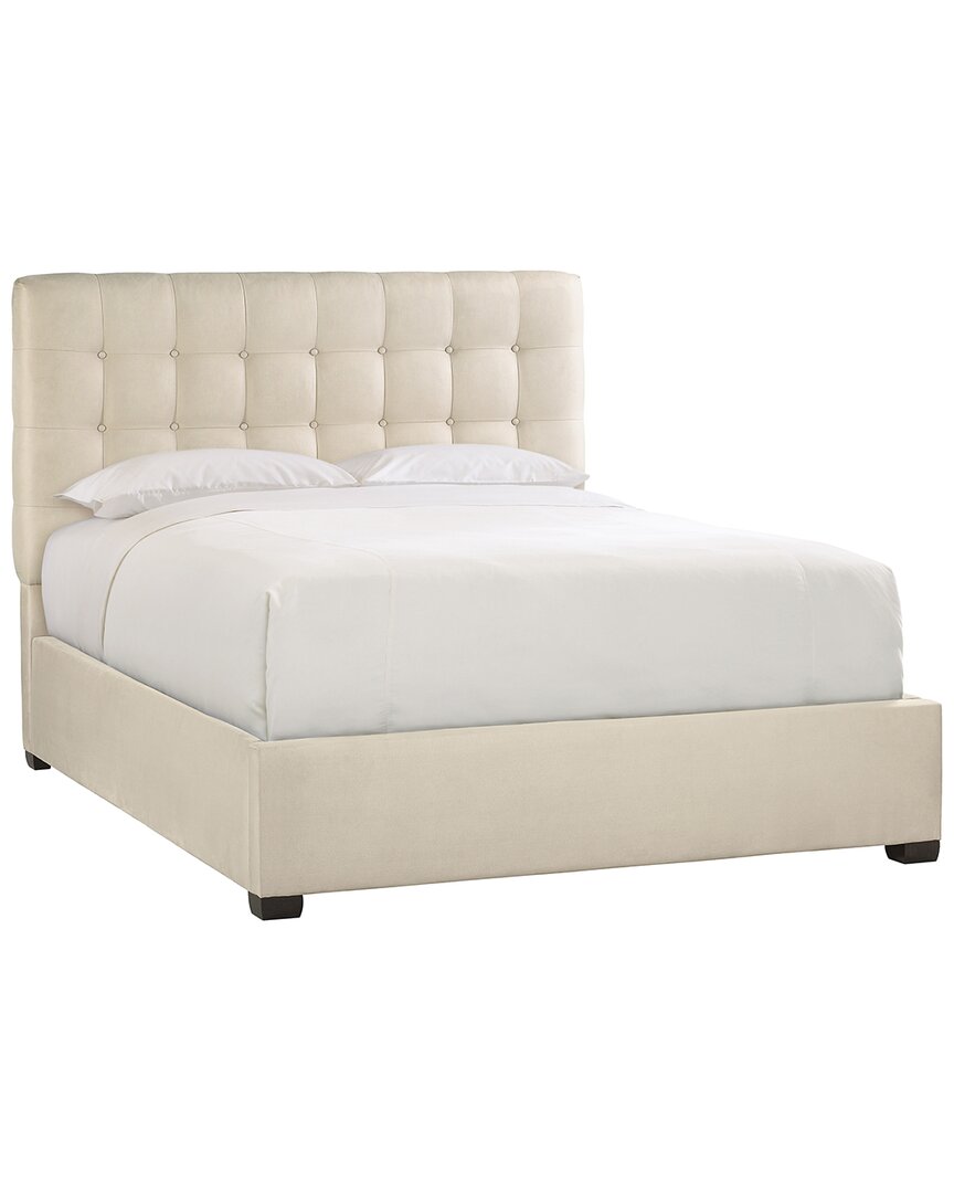 Bernhardt Interiors Avery Upholstered King Bed In White