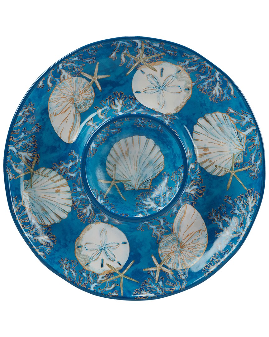 Certified International Playa Shells Chip & Dip