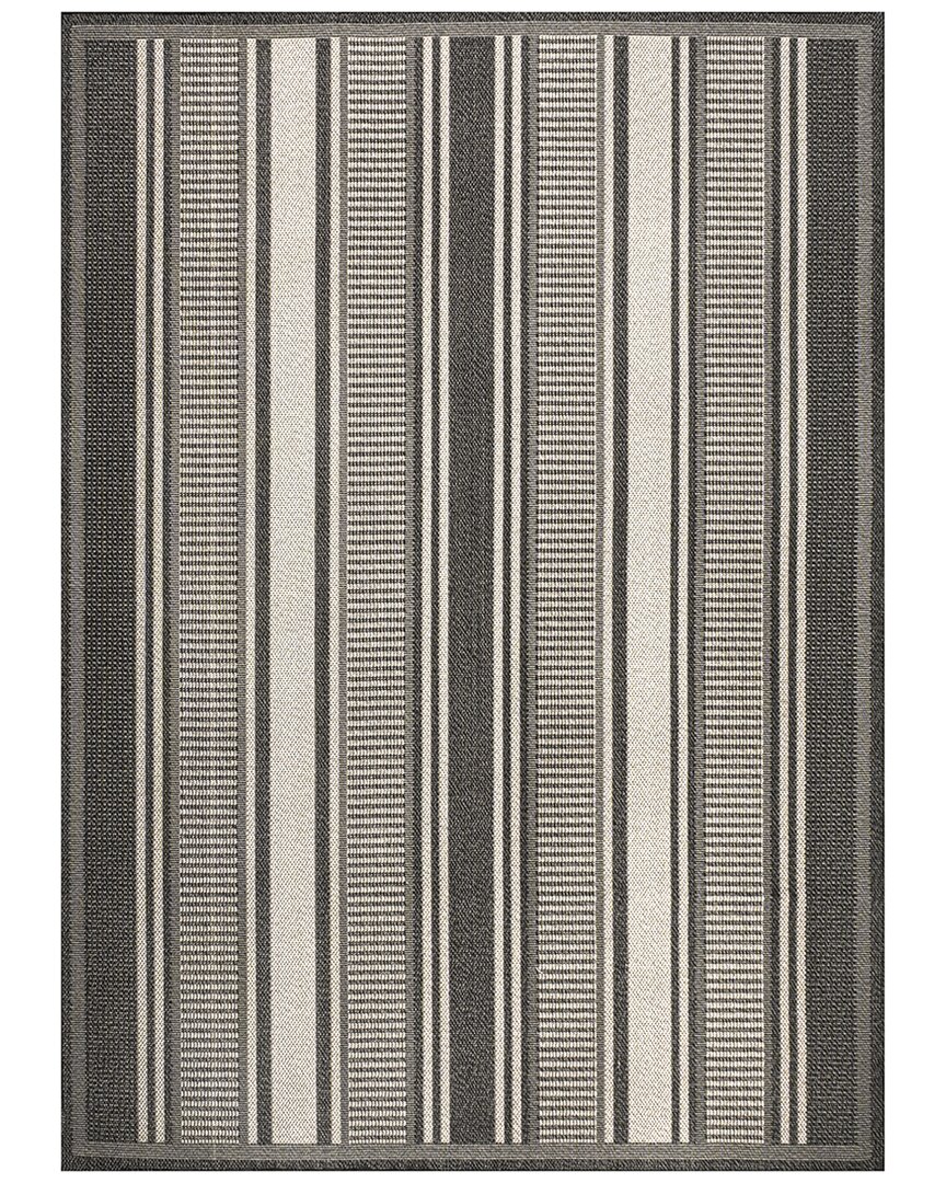 Shop Jonathan Y Haynes Modern Indoor/outdoor Rug In Black