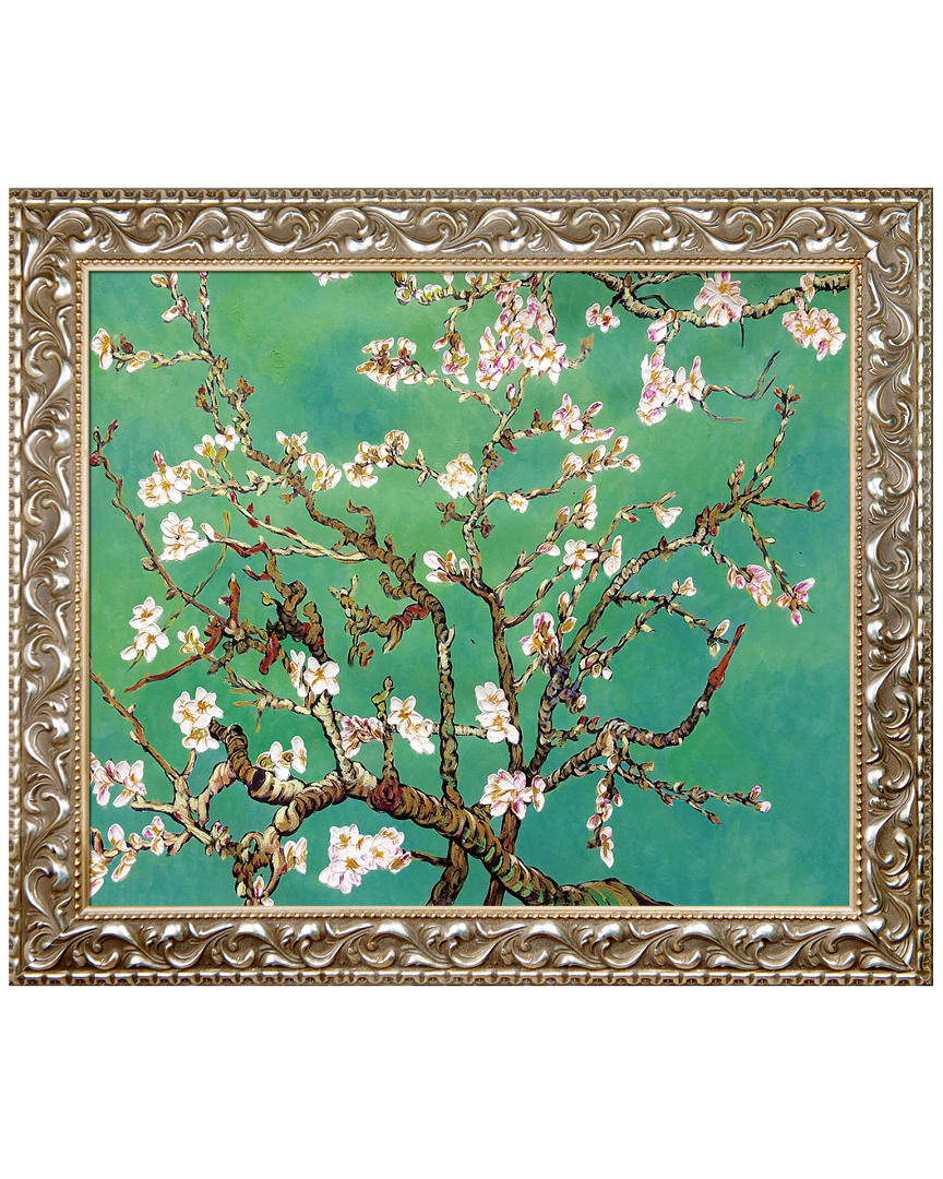 Overstock Art Branches Of An Almond Tree In Blossom, Jade By La Pastiche Originals