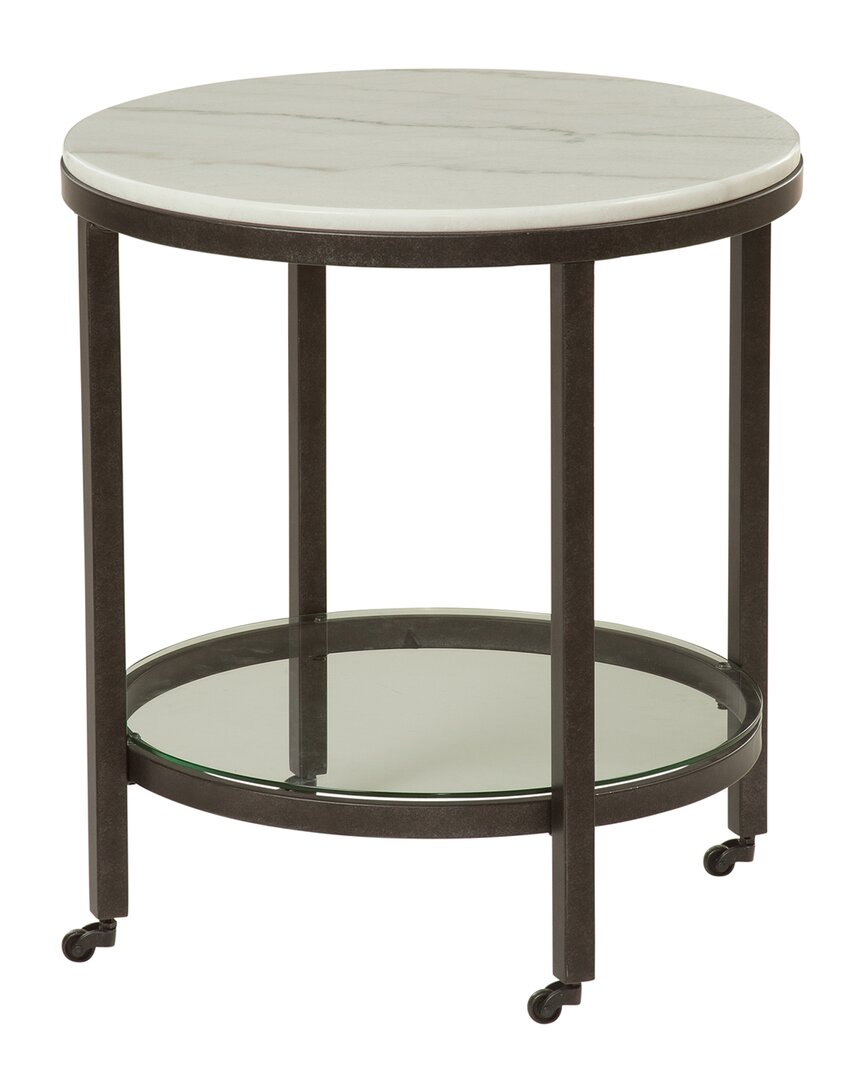 Bassett Mirror Whitman Round End Table